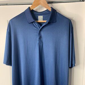 Callaway Men’s Blue Golf Polo Shirt – XL, Lightweight Performance